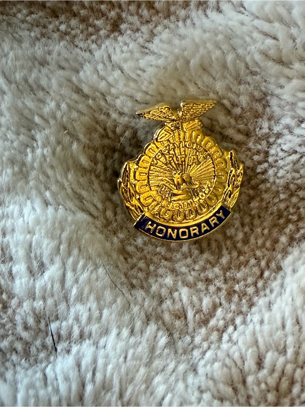 Honorary Gold-Tone FFA Emblem Lapel Pin